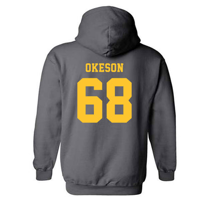 NDSU - NCAA Football : Coy Okeson - Classic Shersey Hooded Sweatshirt-1