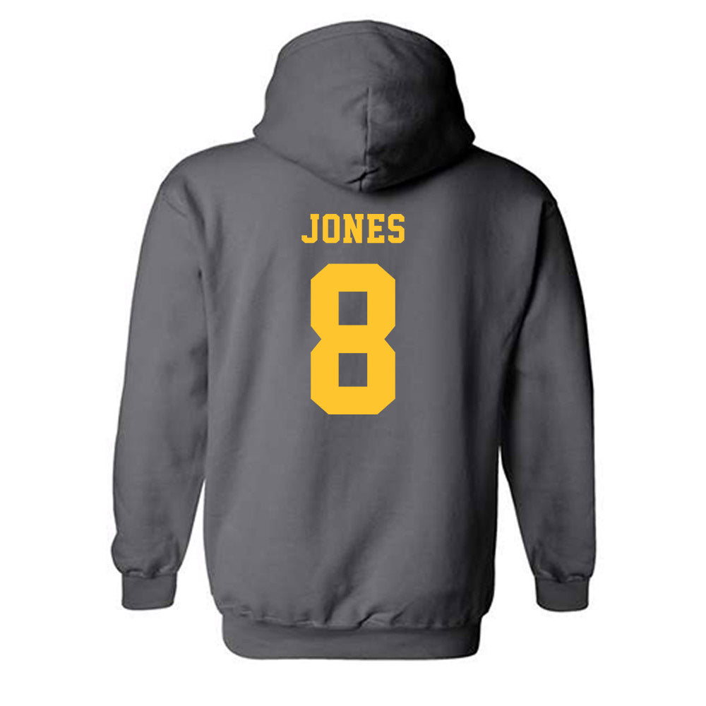 NDSU - NCAA Baseball : Cal Jones - Classic Shersey Hooded Sweatshirt-1