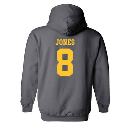 NDSU - NCAA Baseball : Cal Jones - Classic Shersey Hooded Sweatshirt-1