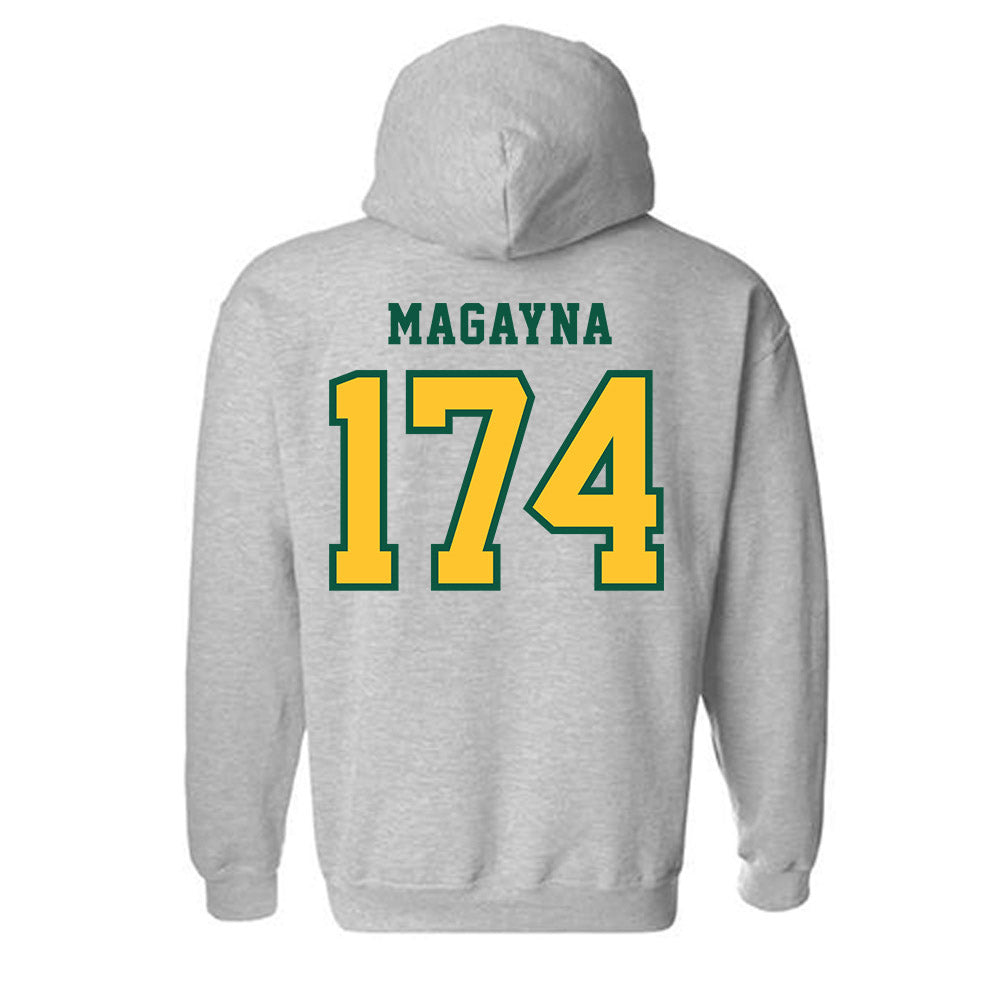 NDSU - NCAA Wrestling : Max Magayna - Classic Shersey Hooded Sweatshirt-1
