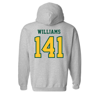 NDSU - NCAA Wrestling : Zytavius Williams - Classic Shersey Hooded Sweatshirt-1