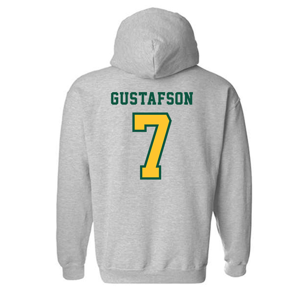 NDSU - NCAA Baseball : Evan Gustafson - Classic Shersey Hooded Sweatshirt-1