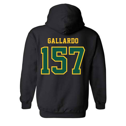 NDSU - NCAA Wrestling : Gabriel Gallardo - Classic Shersey Hooded Sweatshirt-1