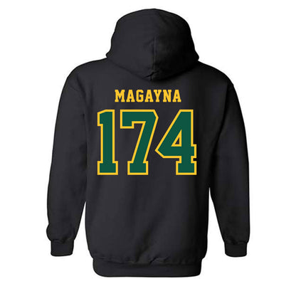 NDSU - NCAA Wrestling : Max Magayna - Classic Shersey Hooded Sweatshirt-1