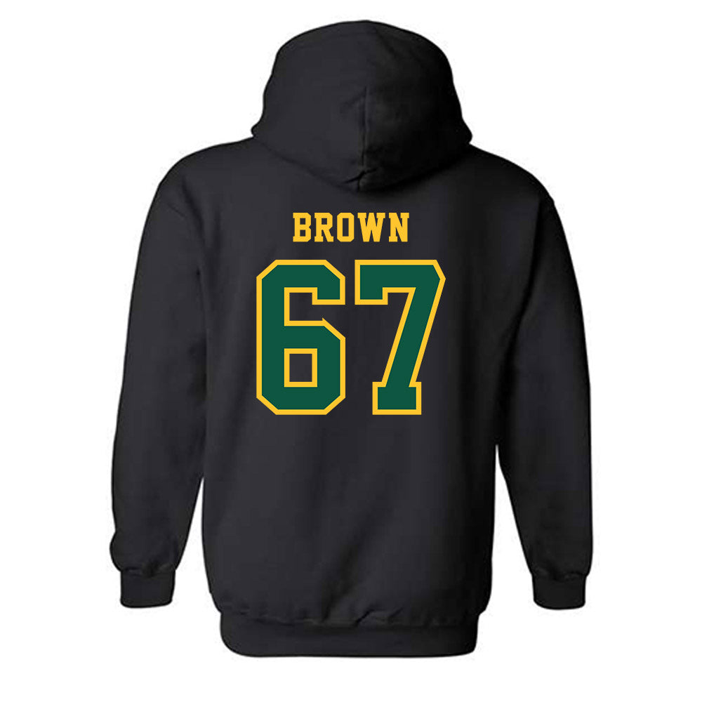 NDSU - NCAA Football : Earl Brown - Classic Shersey Hooded Sweatshirt-1