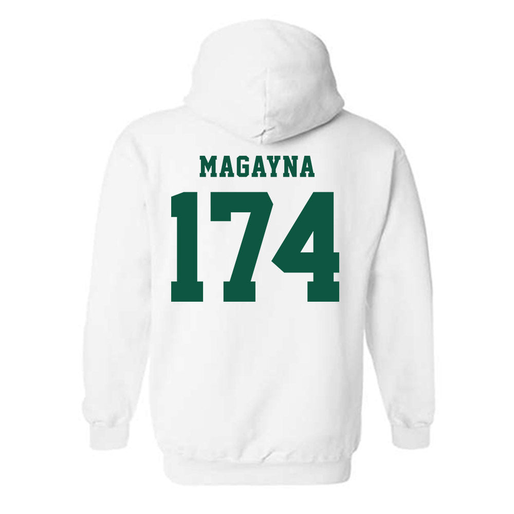 NDSU - NCAA Wrestling : Max Magayna - Classic Shersey Hooded Sweatshirt-1