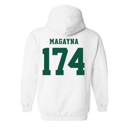 NDSU - NCAA Wrestling : Max Magayna - Classic Shersey Hooded Sweatshirt-1