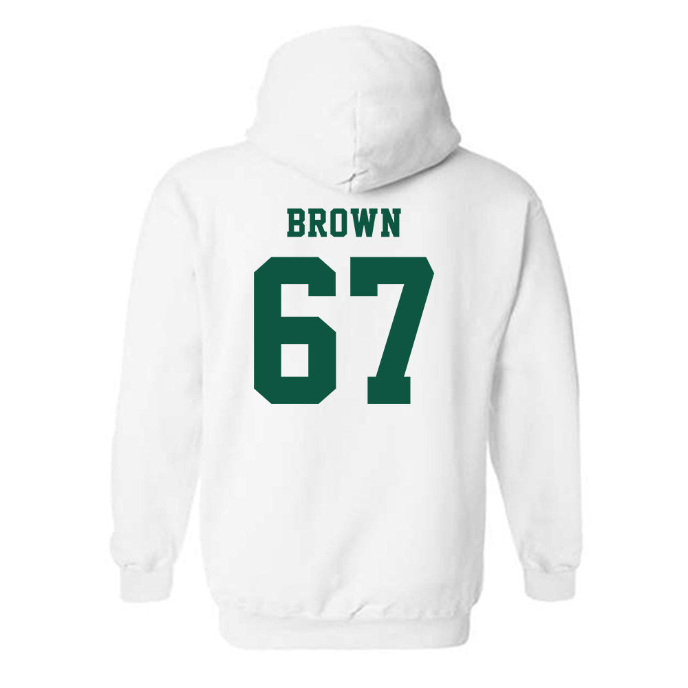 NDSU - NCAA Football : Earl Brown - Classic Shersey Hooded Sweatshirt-1
