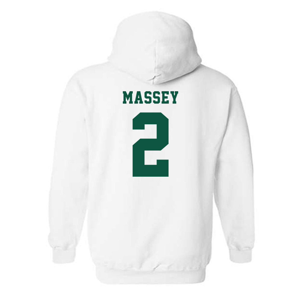 NDSU - NCAA Men's Basketball : Riley Massey - Classic Shersey Hooded Sweatshirt-1