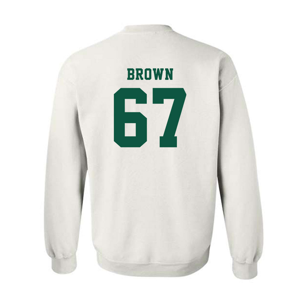 NDSU - NCAA Football : Earl Brown - Classic Shersey Crewneck Sweatshirt-1