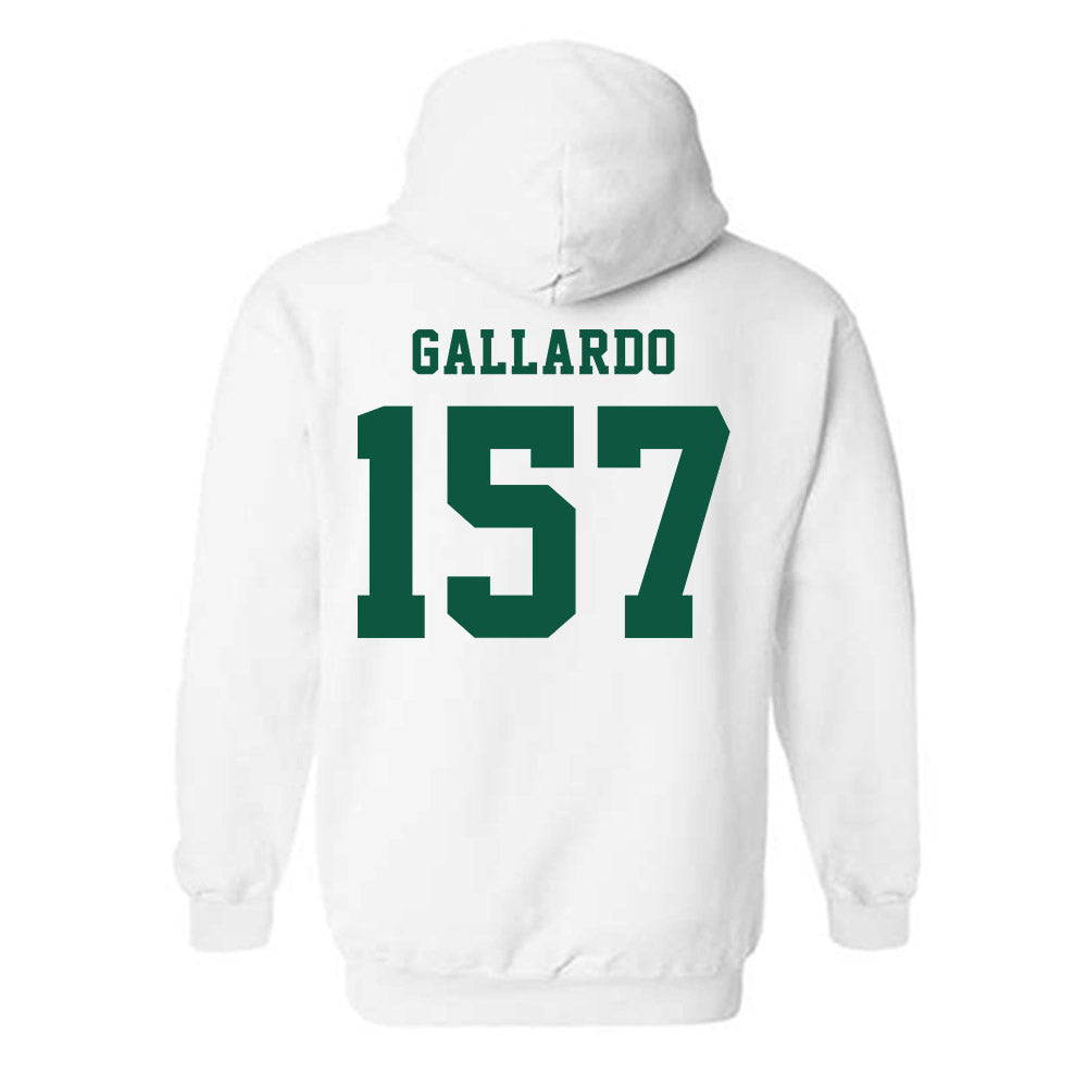 NDSU - NCAA Wrestling : Gabriel Gallardo - Classic Shersey Hooded Sweatshirt-1