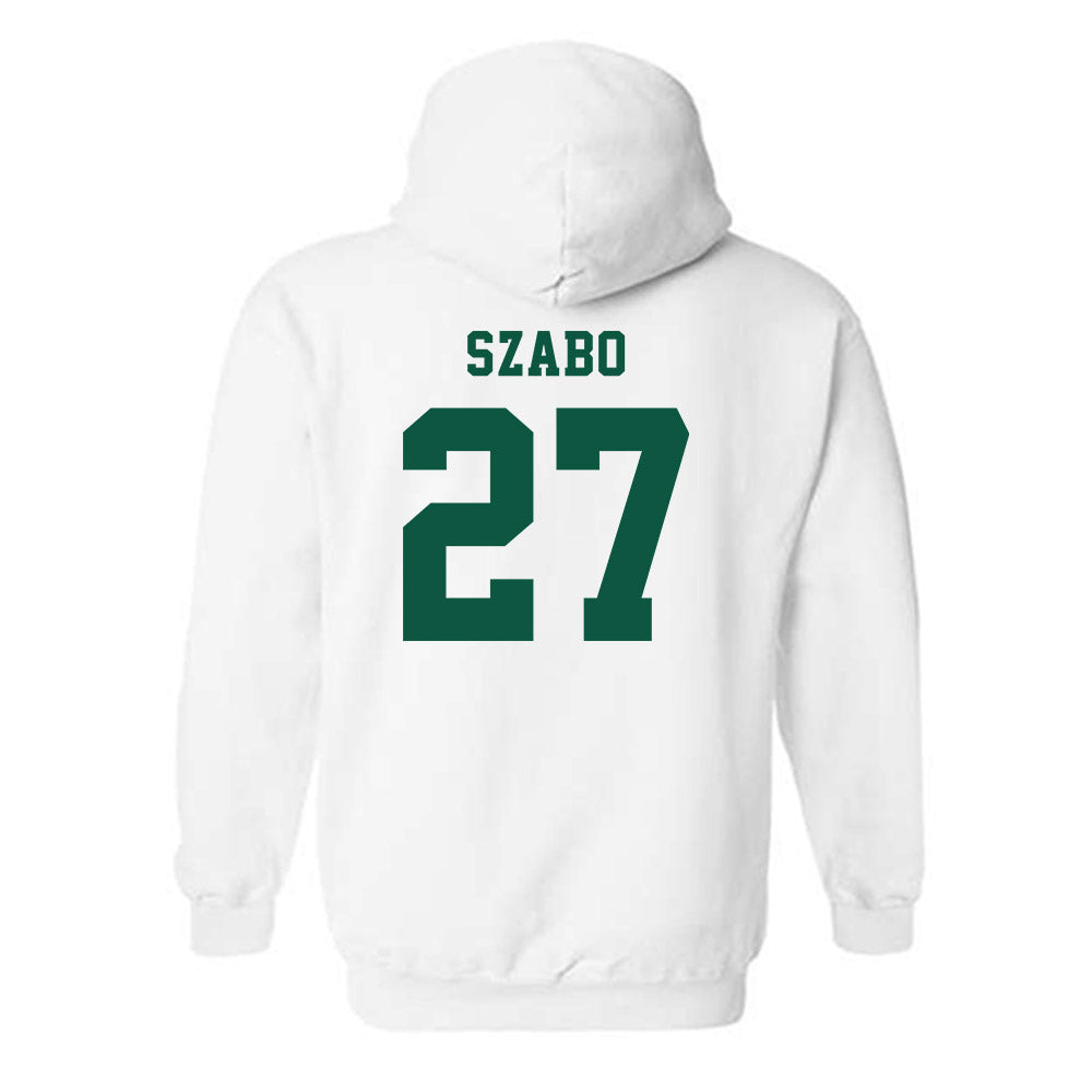 NDSU - NCAA Baseball : Zak Szabo - Classic Shersey Hooded Sweatshirt-1