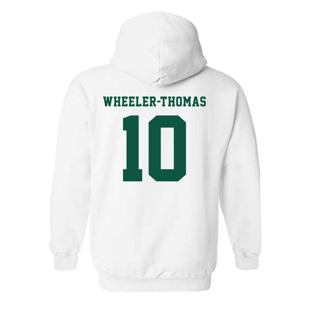 NDSU - NCAA Men's Basketball : Damari Wheeler-Thomas - Classic Shersey Hooded Sweatshirt-1