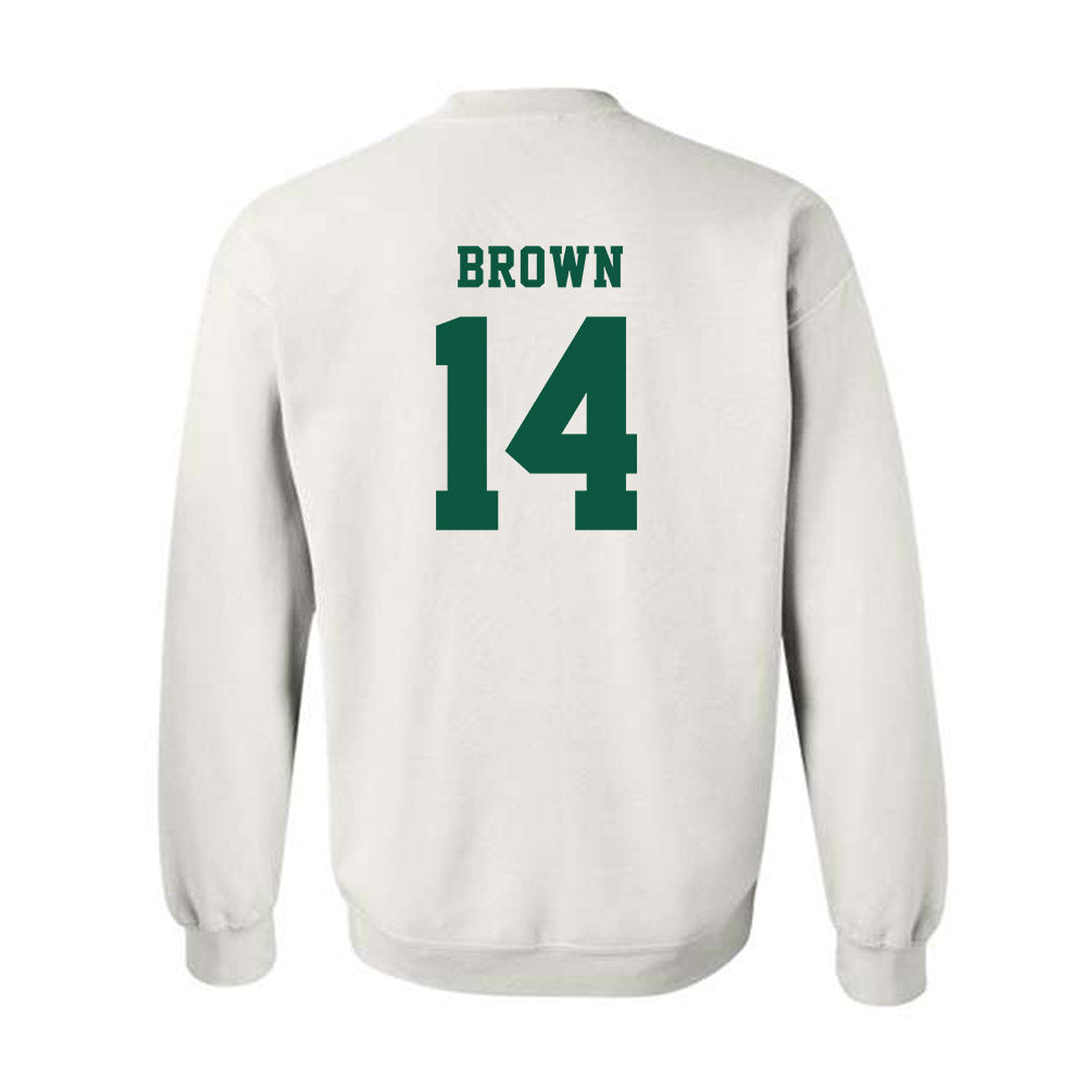 NDSU - NCAA Football : Preston Brown - Classic Shersey Crewneck Sweatshirt-1