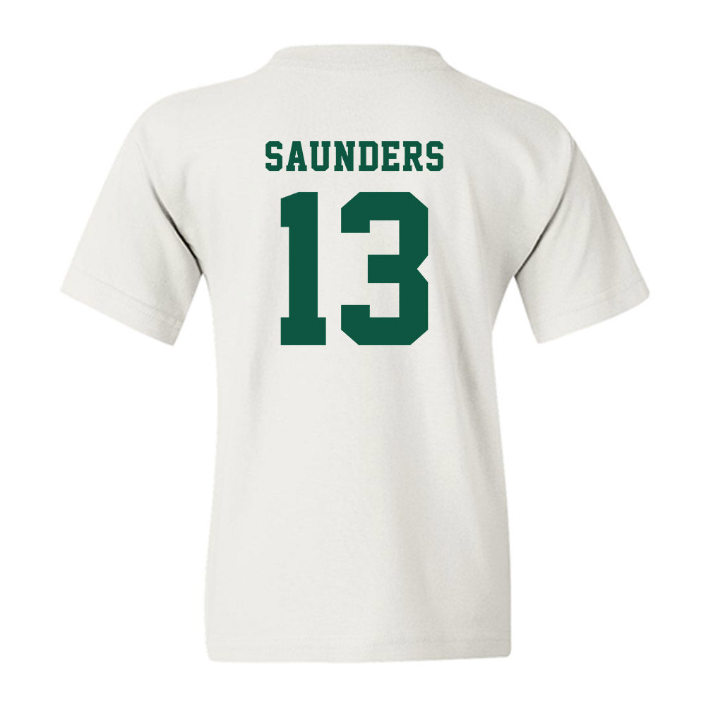 NDSU - NCAA Men's Basketball : Riley Saunders - Classic Shersey Youth T-Shirt-1