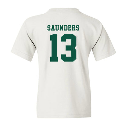 NDSU - NCAA Men's Basketball : Riley Saunders - Classic Shersey Youth T-Shirt-1