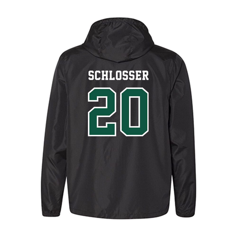 NDSU - NCAA Football : Drake Schlosser - Black Windbreaker-1