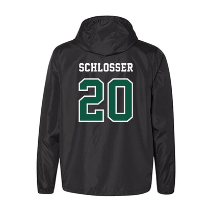 NDSU - NCAA Football : Drake Schlosser - Black Windbreaker-1