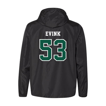NDSU - NCAA Football : Chase Evink - Black Windbreaker-1