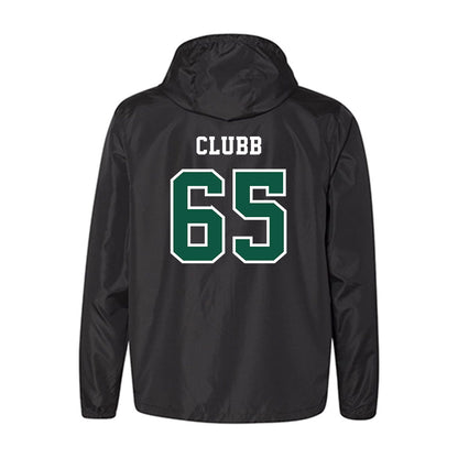 NDSU - NCAA Football : Brody Clubb - Black Windbreaker-1