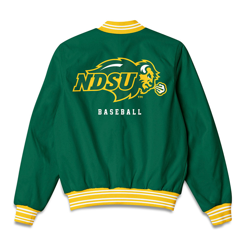 NDSU - NCAA Baseball : Landon Sandy - Bomber Jacket-1