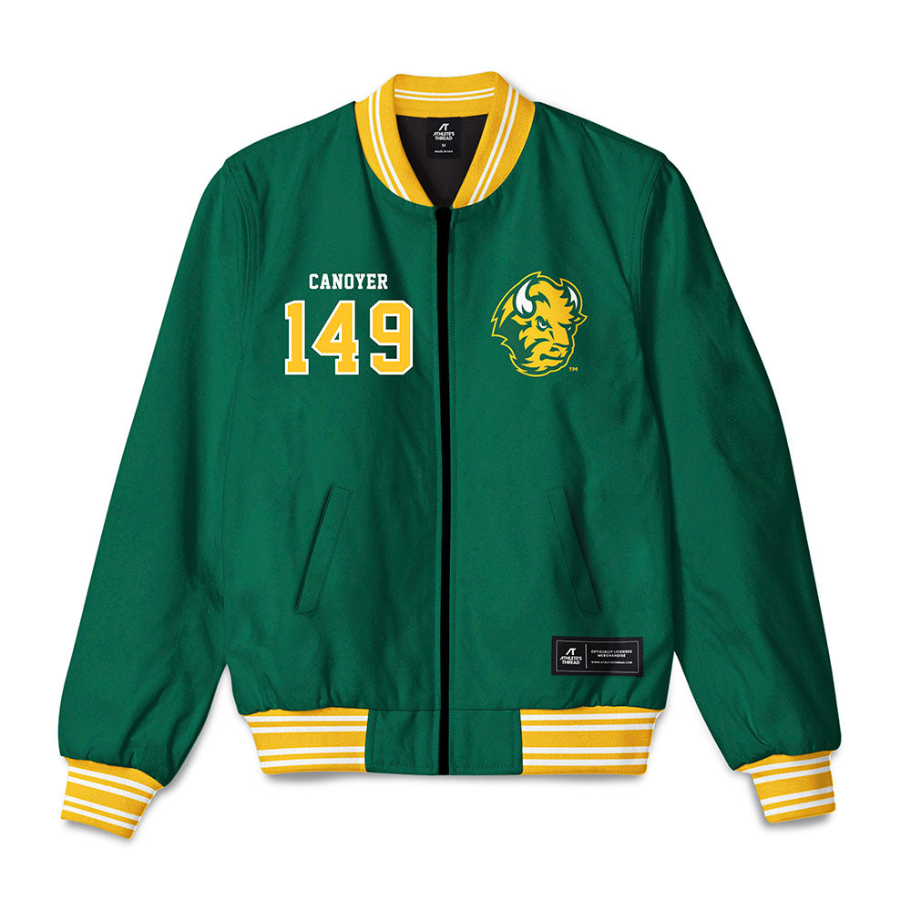 NDSU - NCAA Wrestling : Brayden Canoyer - Bomber Jacket-0