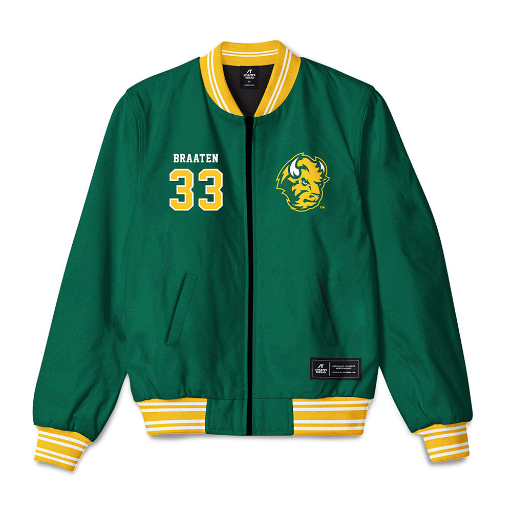 NDSU - NCAA Football : Walker Braaten - Bomber Jacket-0