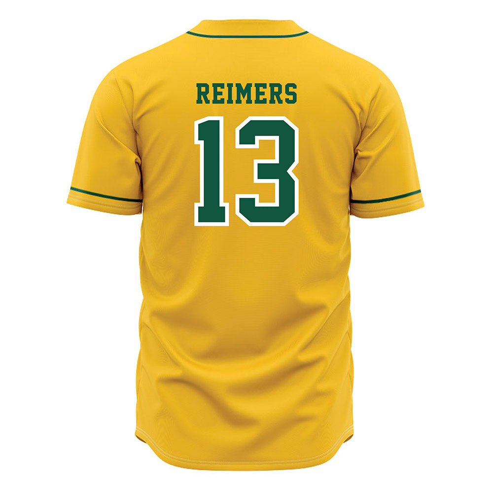 NDSU - NCAA Baseball : Easton Reimers - Yellow Jersey-1