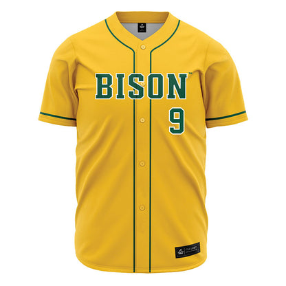 NDSU - NCAA Baseball : Landon Sandy - Yellow Jersey-0