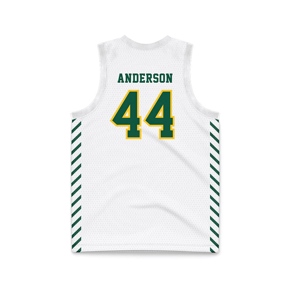 NDSU - NCAA Men's Basketball : Treyson Anderson - White Basketball Jersey-1