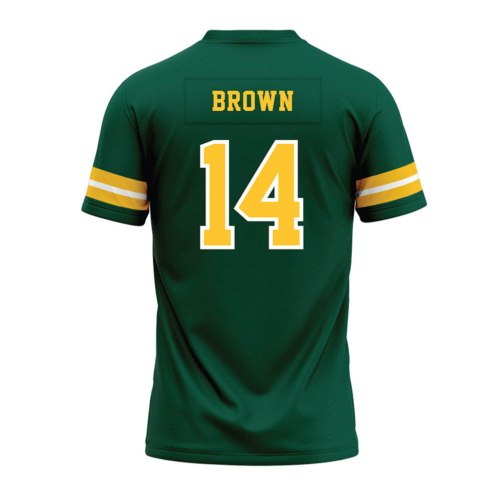 NDSU - NCAA Football : Preston Brown - Green Premium Football Jersey-1