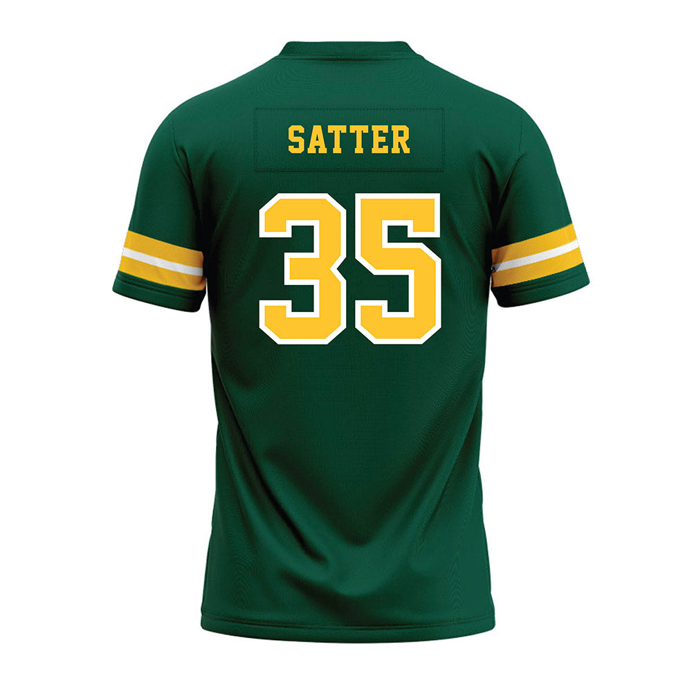NDSU - NCAA Football : Ryland Satter - Green Premium Football Jersey-1
