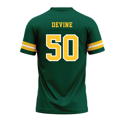 NDSU - NCAA Football : Damian Devine - Green Premium Football Jersey-1