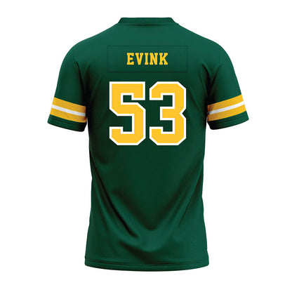 NDSU - NCAA Football : Chase Evink - Green Premium Football Jersey-1