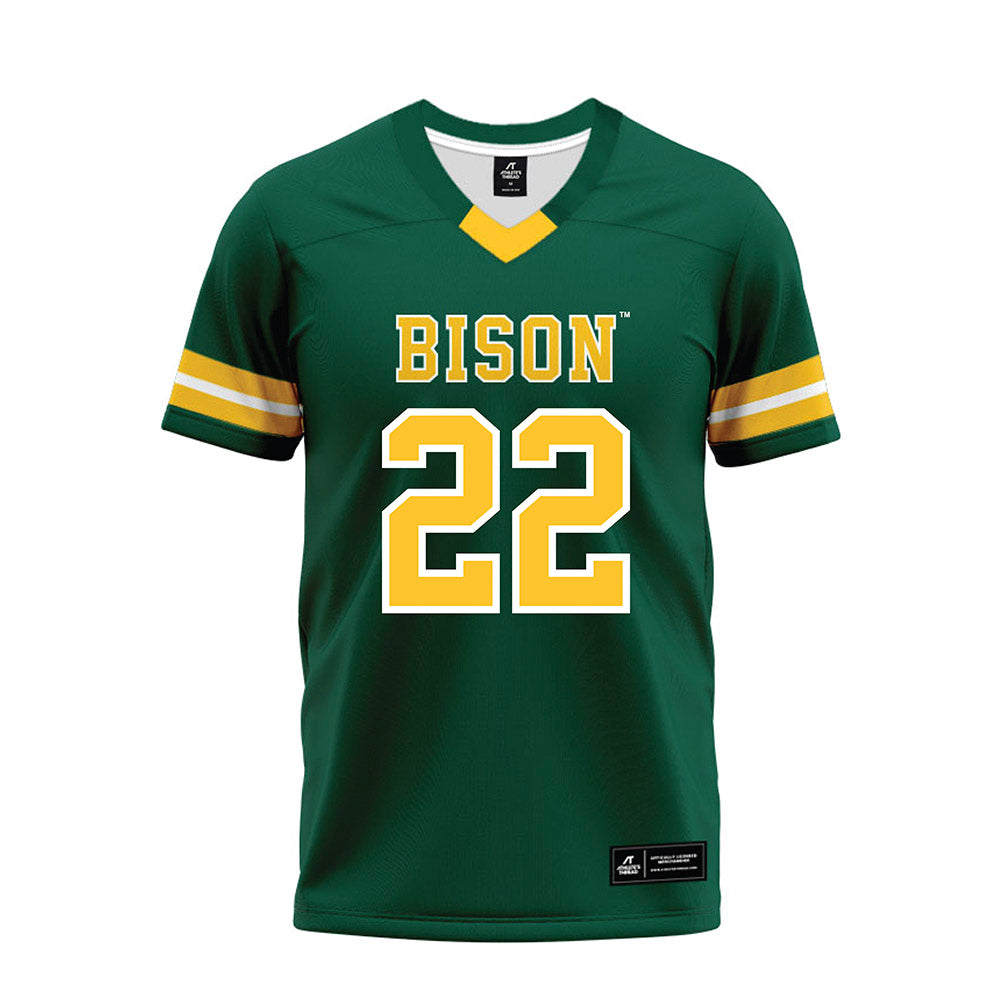 NDSU - NCAA Football : Hudson Artz - Green Premium Football Jersey-0