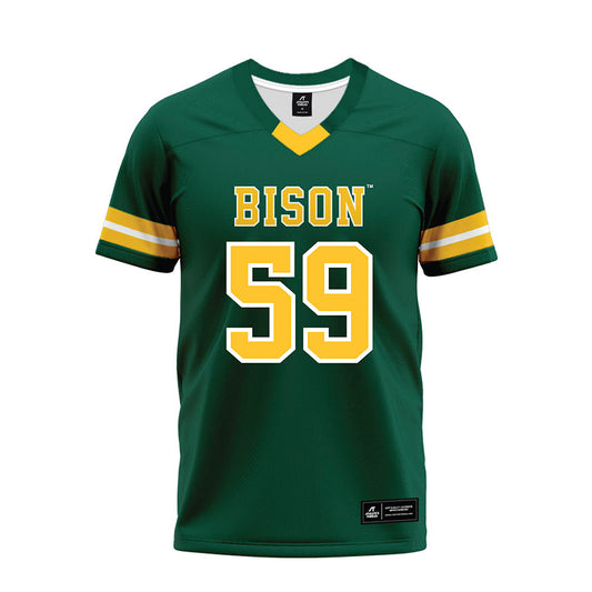NDSU - NCAA Football : James Nellis - Green Premium Football Jersey-0