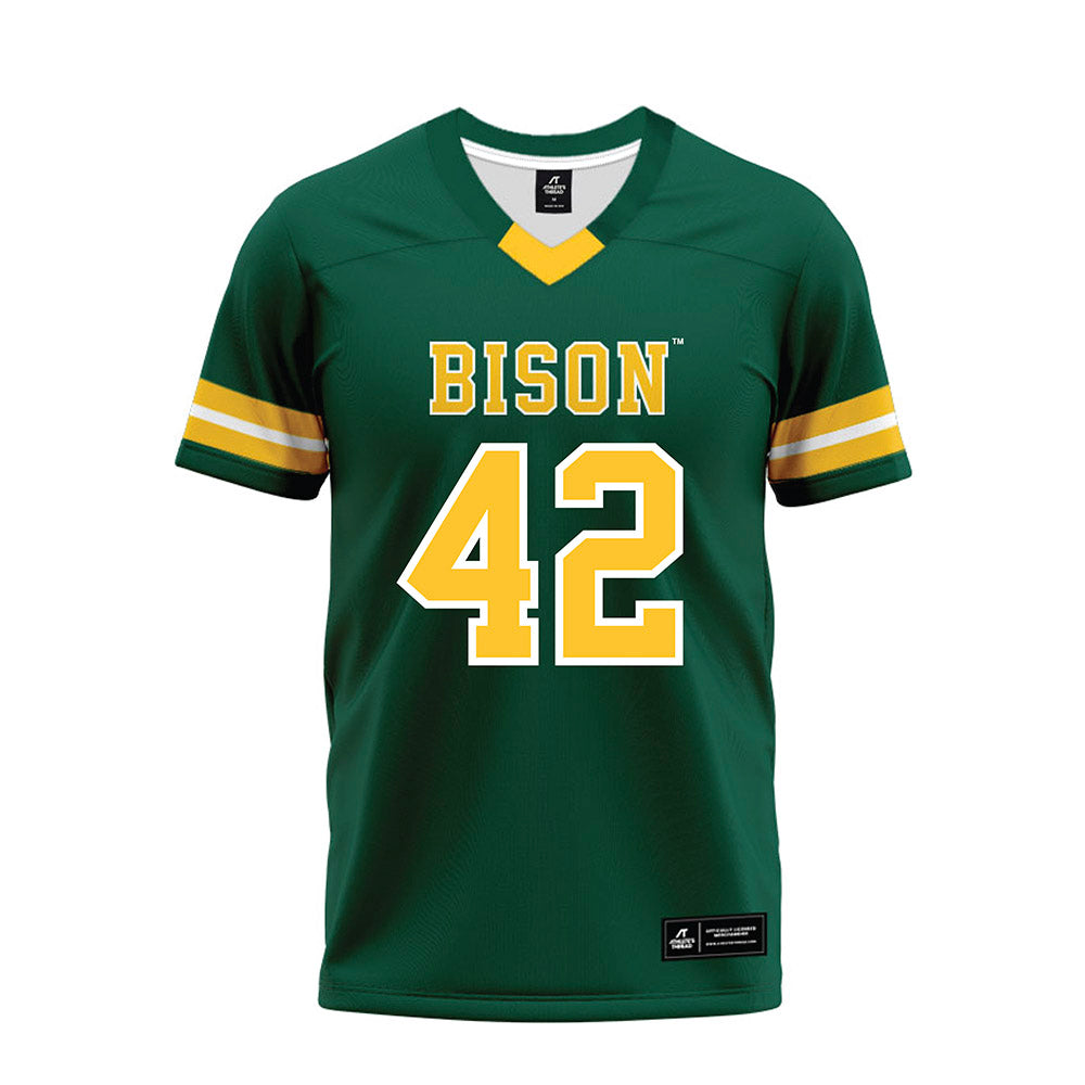 NDSU - NCAA Football : Alex Elliott - Green Premium Football Jersey-0