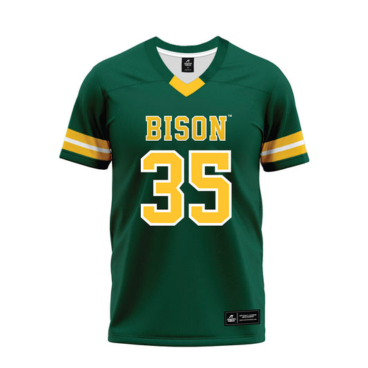 NDSU - NCAA Football : Ryland Satter - Green Premium Football Jersey-0