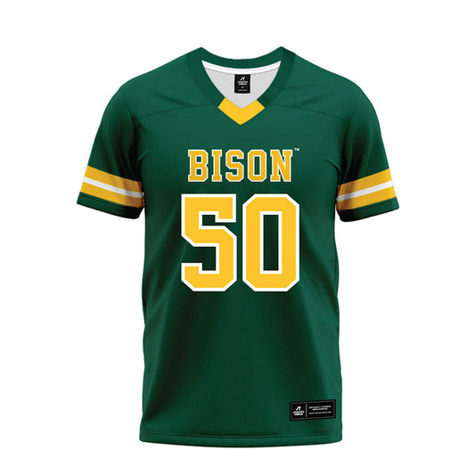 NDSU - NCAA Football : Damian Devine - Green Premium Football Jersey-0