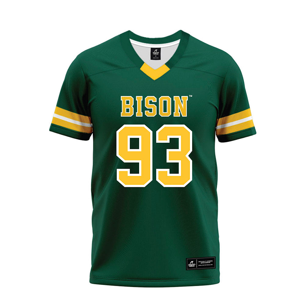 NDSU - NCAA Football : Anthony Okes - Green Premium Football Jersey-0