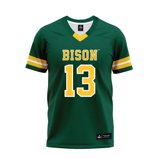 NDSU - NCAA Football : Mikhale Ford - Green Premium Football Jersey-0