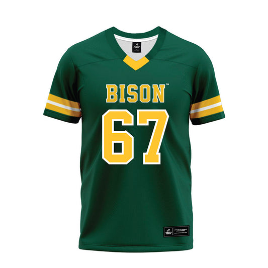 NDSU - NCAA Football : Earl Brown - Green Premium Football Jersey-0
