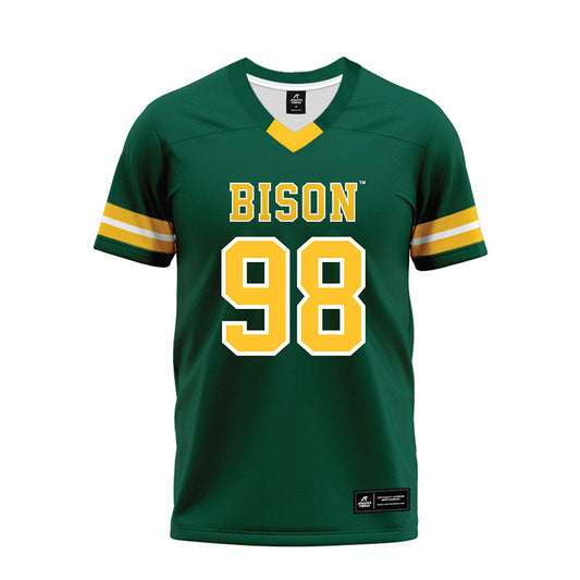 NDSU - NCAA Football : Jack Hansen - Green Premium Football Jersey-0