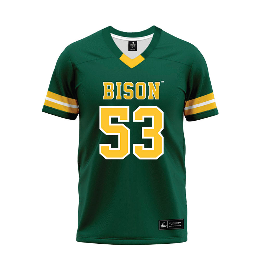 NDSU - NCAA Football : Chase Evink - Green Premium Football Jersey-0