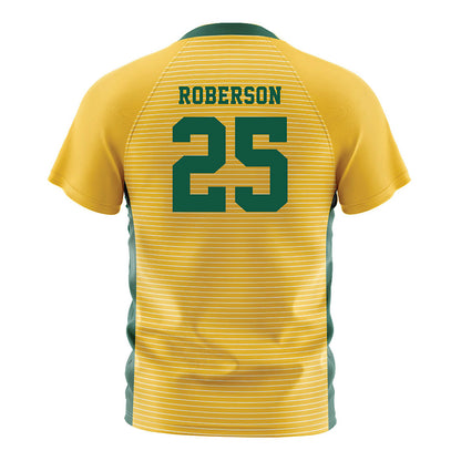 NDSU - NCAA Women's Soccer : Leighton Roberson - Yellow Soccer Jersey-1