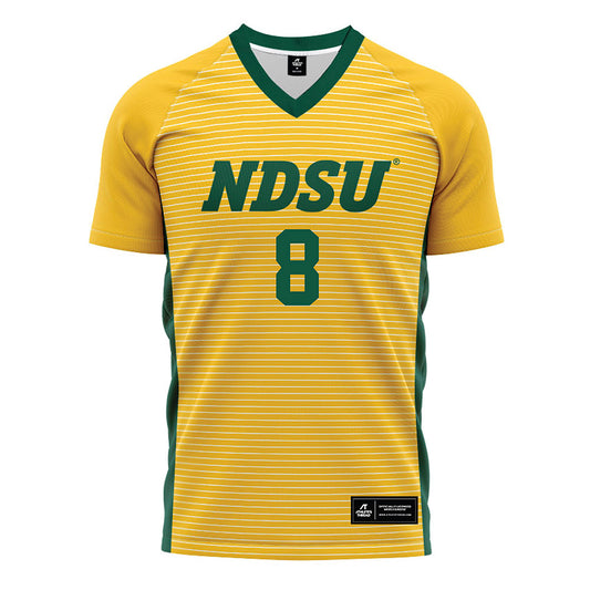 NDSU - NCAA Women's Soccer : Isabel Garcia - Yellow Soccer Jersey-0