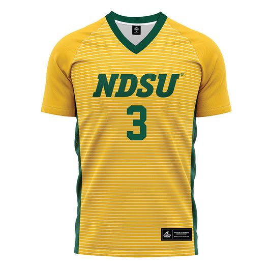 NDSU - NCAA Women's Soccer : Ava Stanchina - Yellow Soccer Jersey-0