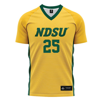 NDSU - NCAA Women's Soccer : Leighton Roberson - Yellow Soccer Jersey-0