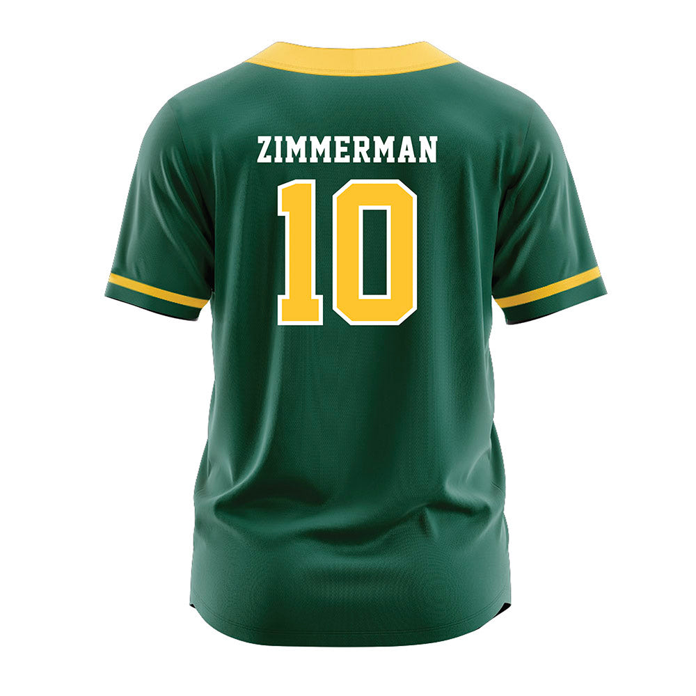 NDSU - NCAA Softball : Morgan Zimmerman - Green Jersey-1