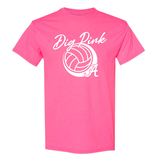 Alabama - NCAA Women's Volleyball : Breast Cancer T-Shirt-0
